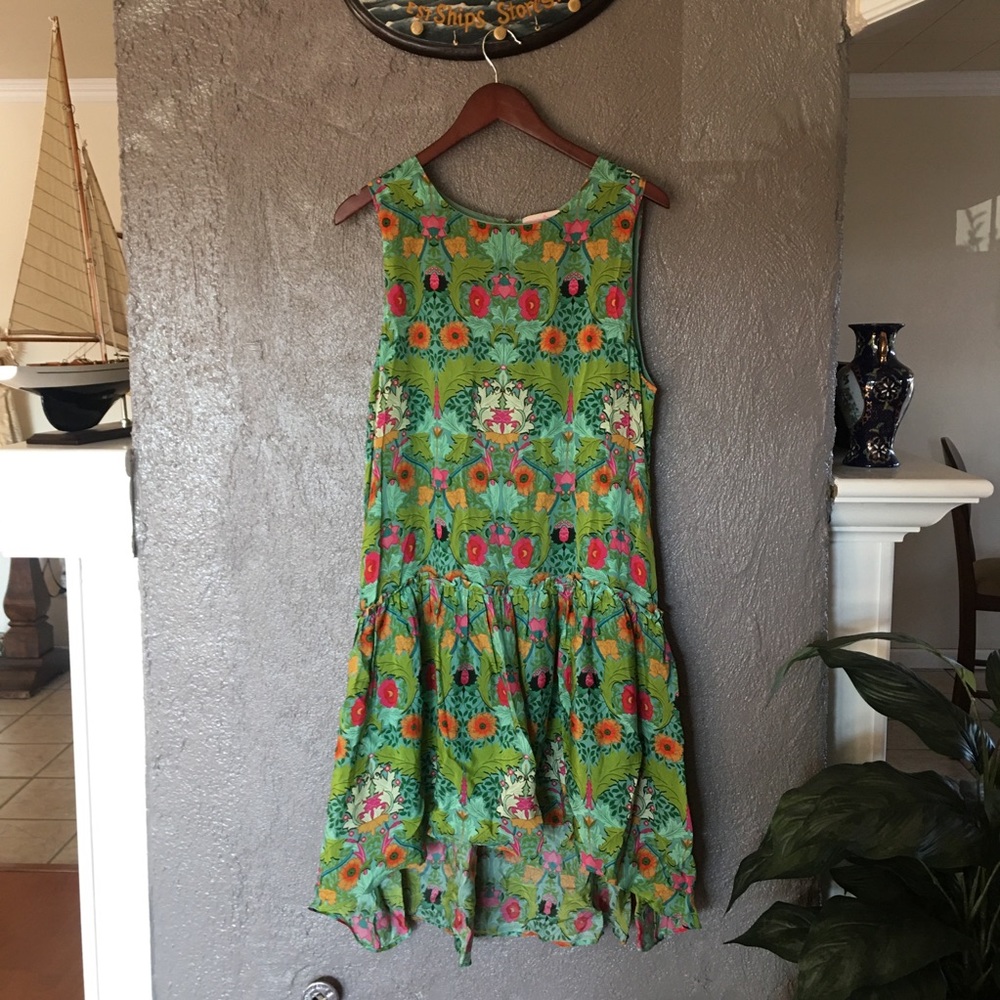 Anthropologie Siddhartha Bansal Garden Drop Waist Dress - Picture 6 of 15